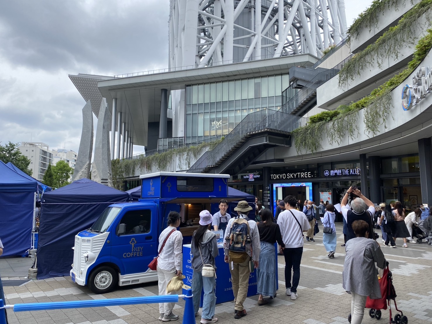 活用事例：KEY COFFEE TRUCK イベント スカイツリー