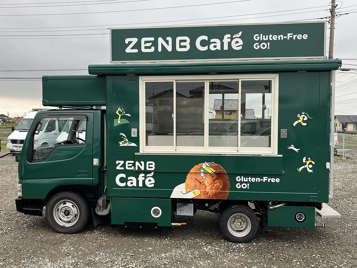 キッチンカーのラッピング例